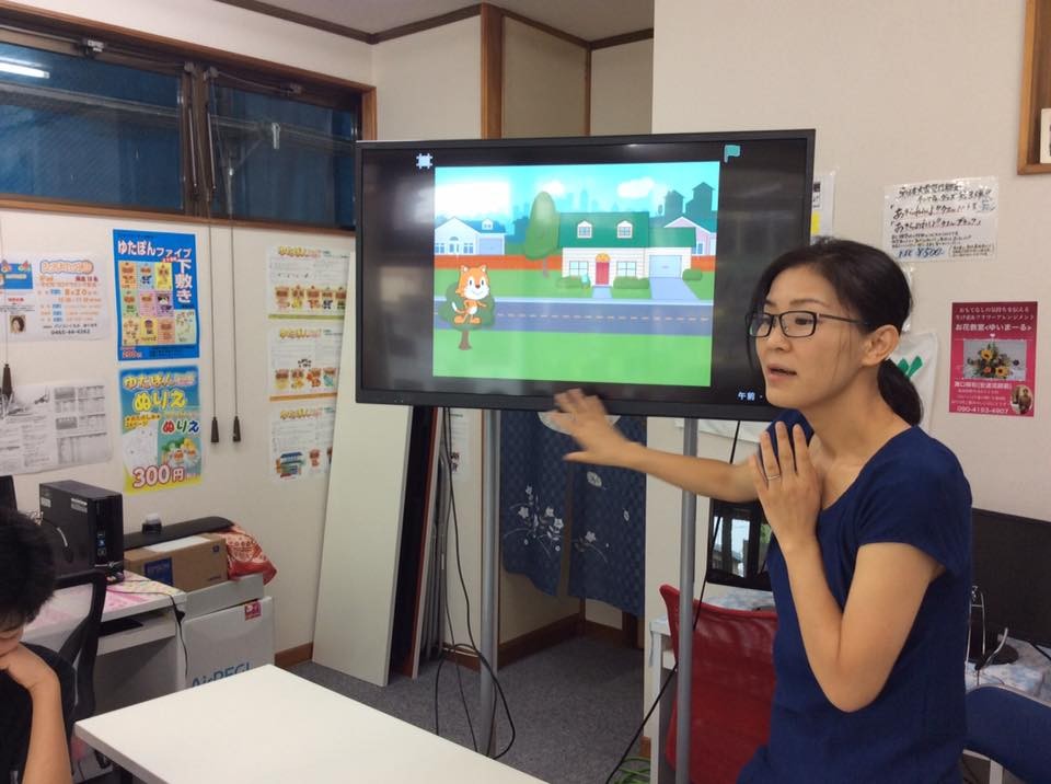iPadでプログラミング教室。特別ゲストの橋爪香織先生をお迎えして。